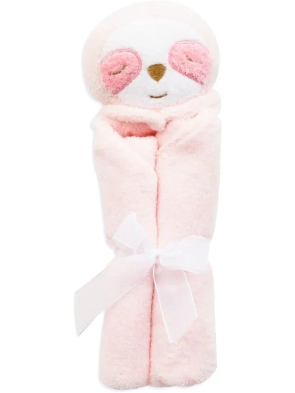 Cozy Pink Sloth Baby Blanket | Soft Plush Security Blanket for Infants